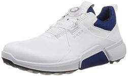 ECCO Men's Biom H4 Boa Golf Shoe, White, 9 UK