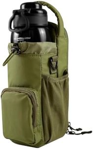 JACZZO Magnetic Gym Bag for Men and Women, Small Crossbody Gym Bag, Water Bottle with Phone Holder, Gym Gifts for Women (Green)