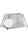 BabyBjörn Travel Cot Light + Fitted sheet, Silver