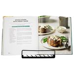 Spectrum Diversified Finley Cookbook Holder, Matte Black