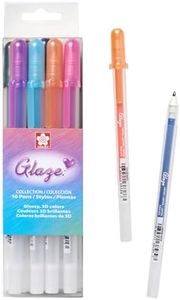 Sakura 58377 16-Piece Glaze Assorted Colors Cube Collection 3-D Glossy Ink Pen Set