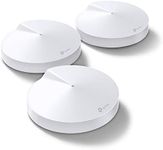 TP-Link Deco M9 Plus Whole Home Mesh Wi-Fi System, Up to 6500 Sq ft coverage, Tri-Band AC2200 with Gigabit Ports, Compatible with Amazon Echo/Alexa, HomeCare Antivirus and Parental Controls, Pack of 3