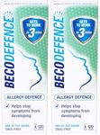 Becodefence, Nasal Spray – AllergyHay Fever Defence from The First Signs of Symptoms – Gets to Work in 3 Minutes NonDrowsy 120 Sprays, 20 ml (Pack of 2)