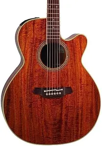 Takamine Pro Series EF508KC NEX All Koa Acoustic Electric Guitar, Natural with Case