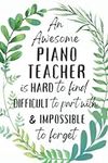 Piano Teacher Gifts: An Appreciatio