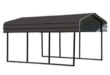 Arrow CPHC101507 Carports, Black, 10' x 15' x 7'