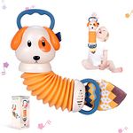 MLRYH Dog Accordion Baby Toys,Early Development Educational Infant Music Toy Accordion Musical Instrument,Cartoon Cute Hand Grip Baby Toy for Toddlers 1 2 3+ Years Old Boys Girls Baby Gifts