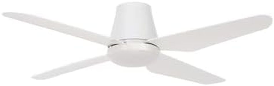 Beacon Lighting Aria 122cm CTC Fan with LED Light in White