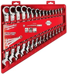 Milwaukee 48229416 15pc Ratcheting Combination Wrench Set – SAE