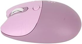 2.4G Cat Wireless Mouse Mute USB Receiver, 3 Levels DPI Mouse, Cute Portable Mouse with USB Receiver for Notebook PC Laptop Computer (Purple)