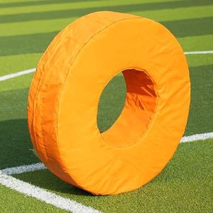 SFNSM Big Football Tackle Wheel 35 Inches, Football Tackle Dummy for Youth, Football Tackling Practice Drills with High Elastic Foam and Waterproof PU Leather for Football Training Equipment