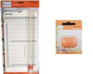 Dress My Craft Paper Trimmer 6'' X 12'' with Set of 2 Blades (Combo) for Paper Cutting cardstocks, Photographs, All Weights of Paper Upto 300 GSM, Thin Foam Sheets, Plastic Sheets.