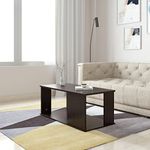 Amazon Brand - Solimo Rendes Rectangular Shape Coffee Table (Engineered Wood, Wenge)