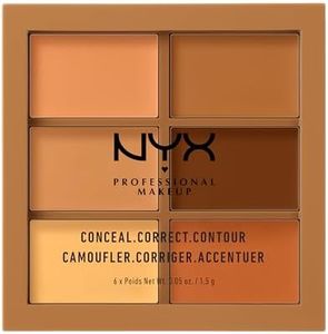 NYX PROFESSIONAL MAKEUP Conceal Correct Contour Palette, Deep, 0.05 Ounce