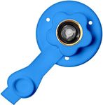 Mirone RV City Water Fill Inlet Connection. RV City Water Fill Inlet. RV Water Hose Connector. Flange Brass with Check Valve, Camper, Trailer, Marine (Blue)