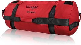 Yes4All QRSG Sandbag, Red, 56-90 Kilograms, Weighted bag for Running Workout, Core Bag Sandbag for many Functional Training, Running Bag, Crossfit, Fitness, Conditioning