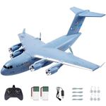AIGIMU RC Plane, 2 Channels RC Airplane, Navy Blue RC Aircraft, A Easy to Fly RC Airplane Toys
