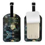 Butterfly Clocks Print Luggage Tags
