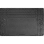 Sakura Black Rubber Boot Mat SS5125 - Protects Your Vehicle Carpet - 120 x 80 cm - Fits All Cars - Trim-To-Fit