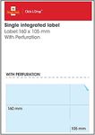 CompleteShopfittings 1000 Royal Mail Click & Drop Labels - A4 Integrated Labels - S19 -160mm x 105mm, White, (14656276)