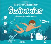 Swim Diapers for Toddlers - Large 7-12 kgs Carefree Summer Fun, Pack of 12 SWIMMIES Large Disposable Swim Diaper Pants|Leakproof & Adjustable Pool Diaper Pants For Toddlers Swimsuit