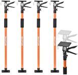 Zhoptow Adjustable Support Pole - Cabinet Jack, Drywall Lift, 4-Pack,45-114Inch Adjustable Height, Supports Up to 154lbs, Telescopic 3rd Hand System for Ceiling, Cargo Bars, Cabinet Installation