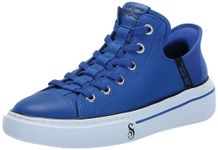 Skechers Unisex Hands-Free Slip-ins x Dogg-Snoop ONE BOSS Life Sneaker, Blue Canvas, 8 UK