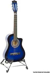 Karrera Blue Childrens Acoustic Guitar Ideal Kids Gift 1/2 Size Blue