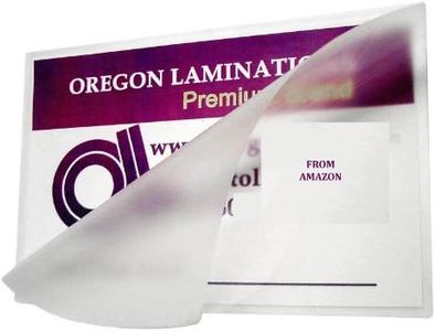 Oregon Lamination Heat Activated Laminating Pouches 5 Mil 9” x 11-1/2” [Pk of 100] 229mm x 292mm x 125 microns Thick for 8.5 x 11 Letter Size Sheets, Clear