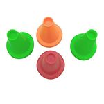 Kalindri Sports Rubber Cricket Batting Tee Cone for Practice and Training Pack of 4