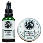 Beard Oil And Beard Balm For Men Combo| Beard Softener and Style For Men | (Liquorice and Blackcurrant)