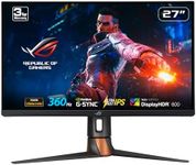 ASUS ROG Swift 360Hz 27” 1440P HDR Gaming Monitor (PG27AQN) - QHD (2560 x 1440), Fast IPS, 1ms, G-SYNC, Eye Care, HDMI, DisplayPort, USB, Ergonomic Design, VESA Wall Mountable, HDR10, DisplayHDR600