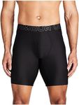 Under Armour Men's Tech 9-inch Boxerjock 2-Pack, Black Solid - Core 3 Pack, X-Large