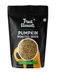 True Elements Roasted Pumpkin Seeds 500g - Protein Snacks | Premium AAA Grade Seeds for Eating | Immunity Booster Seeds | Fibre Rich Superfood