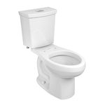 American Standard 2886218.020 H2Option Siphonic Dual Flush Right Height Elongated Toilet, White, 2-Piece