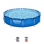 Bestway Steel Pro Framepool Above Ground Pool for Families, 1,249L