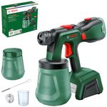 Bosch Cordless Paint Sprayer AdvancedSpray 18V-500 (for Dispersion/Latex Paints, Varnishes & Lacquers; 3m²/min; 2X 1200ml Container; 18V System; Without Battery)