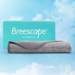 Bedsure Cooling Blanket for Night Sweats - Summer Blanket with Rayon Derived from Bamboo, Dual Sided Lightweight Cool Blanket with Arc-chill Cooling Fiber for Hot Sleepers Double, Grey, 150x200 cm