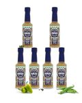 MAHI Green Savina Hot Sauce, Spicy & Sweet Chilli Sauce, Perfect for Any Meal & BBQ, Award Winning Mild Hot Sauce With Habanero Peppers, Gluten Free & Vegan Extra Spicy Sauce, 6 x 165g Bottles