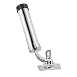 Onmancy Stainless Steel Adjustable Fishing Rod Holder for Boats, Yachts, Kayaks - Silver