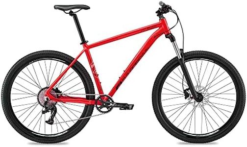 Eastern Bikes Alpaka 29" Lightweight MTB Mountain Bike, 9-Speed, Hydraulic Disc Brakes, Front Suspension Available in 4 Frame Sizes. (21", Red)