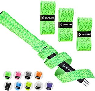 SAPLIZE Golf Grip Wrapping Tapes, 15-Pack Tacky PU Overgrip Tapes, New Regripping Solution for Golf Club Grips, Fluorescent Green