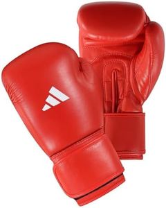adidas AIBA Approved Adult Boxing Gloves, Red, 12oz