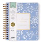 Blue Sky Day Designer Daily and Monthly Academic Year Planner Calendar, Black Stripe (Annabel- 2026/2027, 8" x 10")