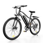 Finbike EB3 Electric Bike Adults, 60KM Max Range E-bike, 3H Fast Charging, 26inch Electric Mountain Bike with 36V 10.4Ah Battery, Front Fork Suspension, 7-Speed Derailleur, 150KG Capacity Ebike