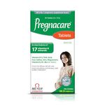 Pregnacare Multivitamin tablets for women with 17 vitamins, Iron, Vitamin B12, Folic acid for healthy & nutritional care during pregnancy | Gluten free vegetarian multivitamin tablets