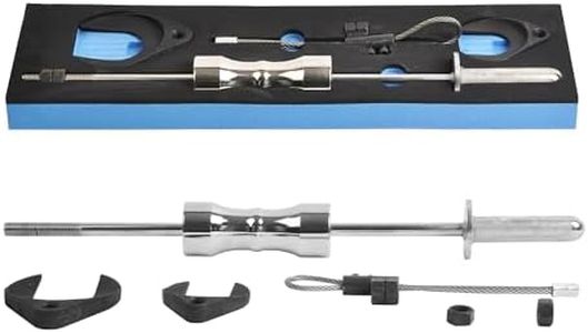 WINMAX TOOLS AUTOMOTIVE Inner CV Joint Puller Slide Hammer Front Wheel Drive Axle Half Shaft Removal Tool Kit Heavy Duty 10 Pounds Slide Hammer 63mm 48mm CV Joint Fork Adapter Attachments