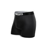 MANSCAPED Men’s Anti-Chafe Athletic Performance Boxer Briefs (XL) Black