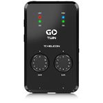 TC Helicon GO TWIN HD 2-Channel Audio/MIDI Interface for Mobile Devices | Record Good-QualityAudio Using Your Mobile Device | Black