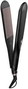 Syska HS100 SalonFinish Hair Straightener for Women with Ceramic Coating Aluminium Plate, PTC Technology, 360degree Swivel Cord with 1.8m length (Black)